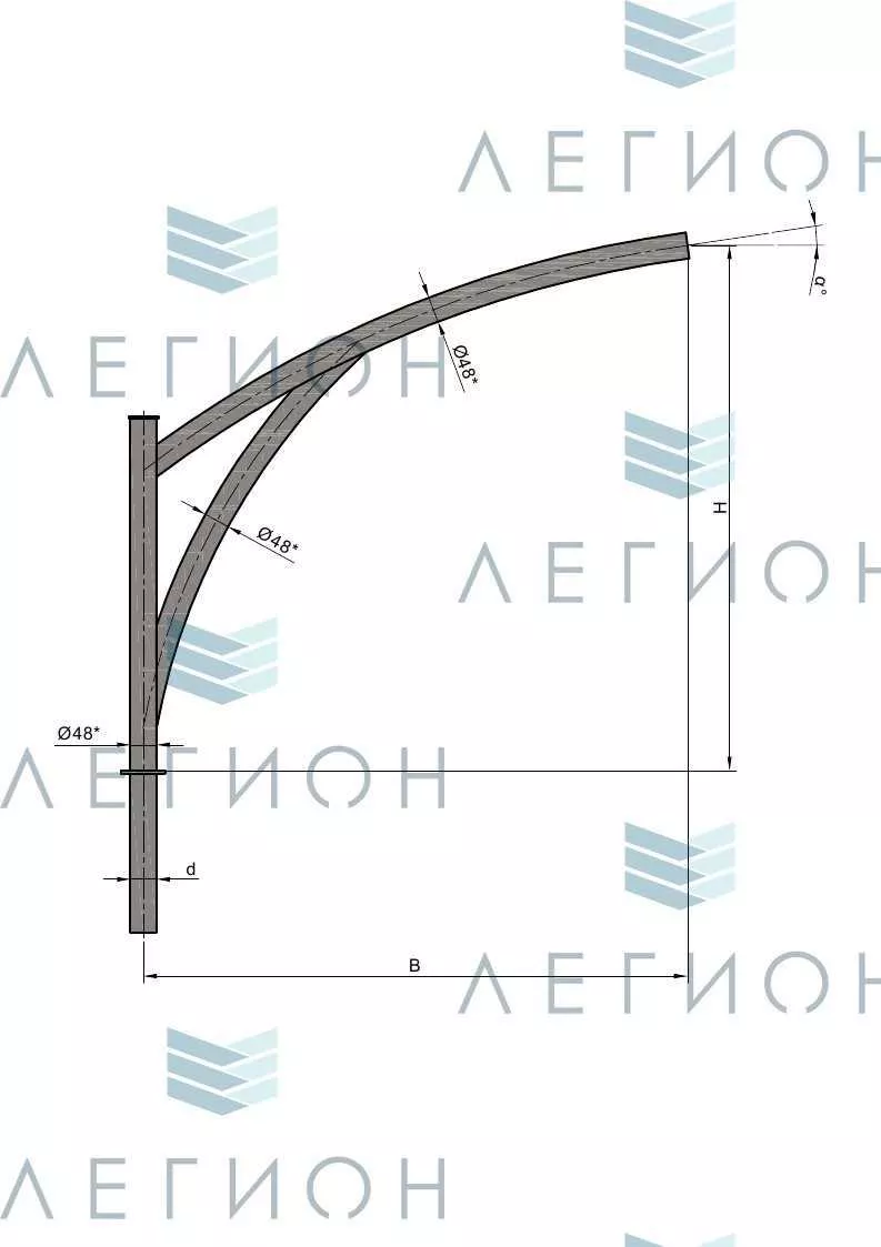 К78-1,0-1,0-1-1 кронштейн однорожковый